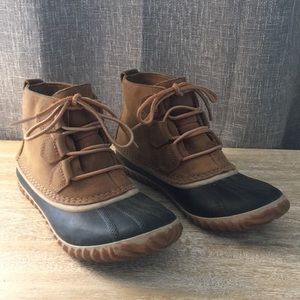 Sorel Out and About waterproof rain bootie